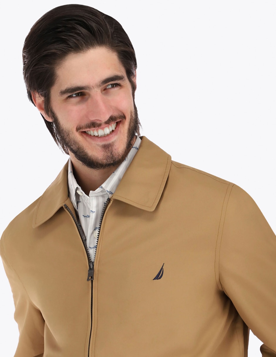 Chamarra casual Nautica impermeable con bolsillos para hombre