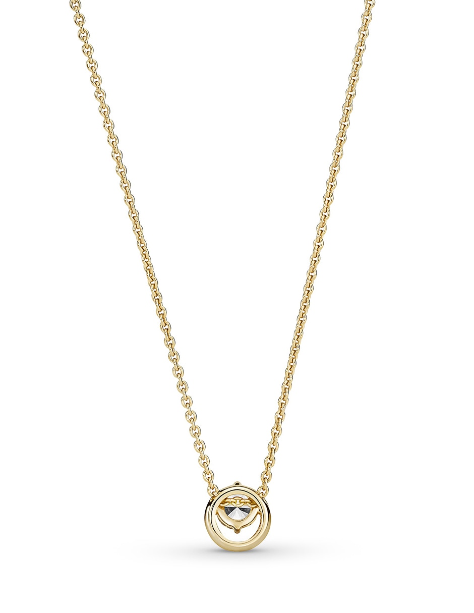 Collar de plata con acabado baño de oro 14 K 2