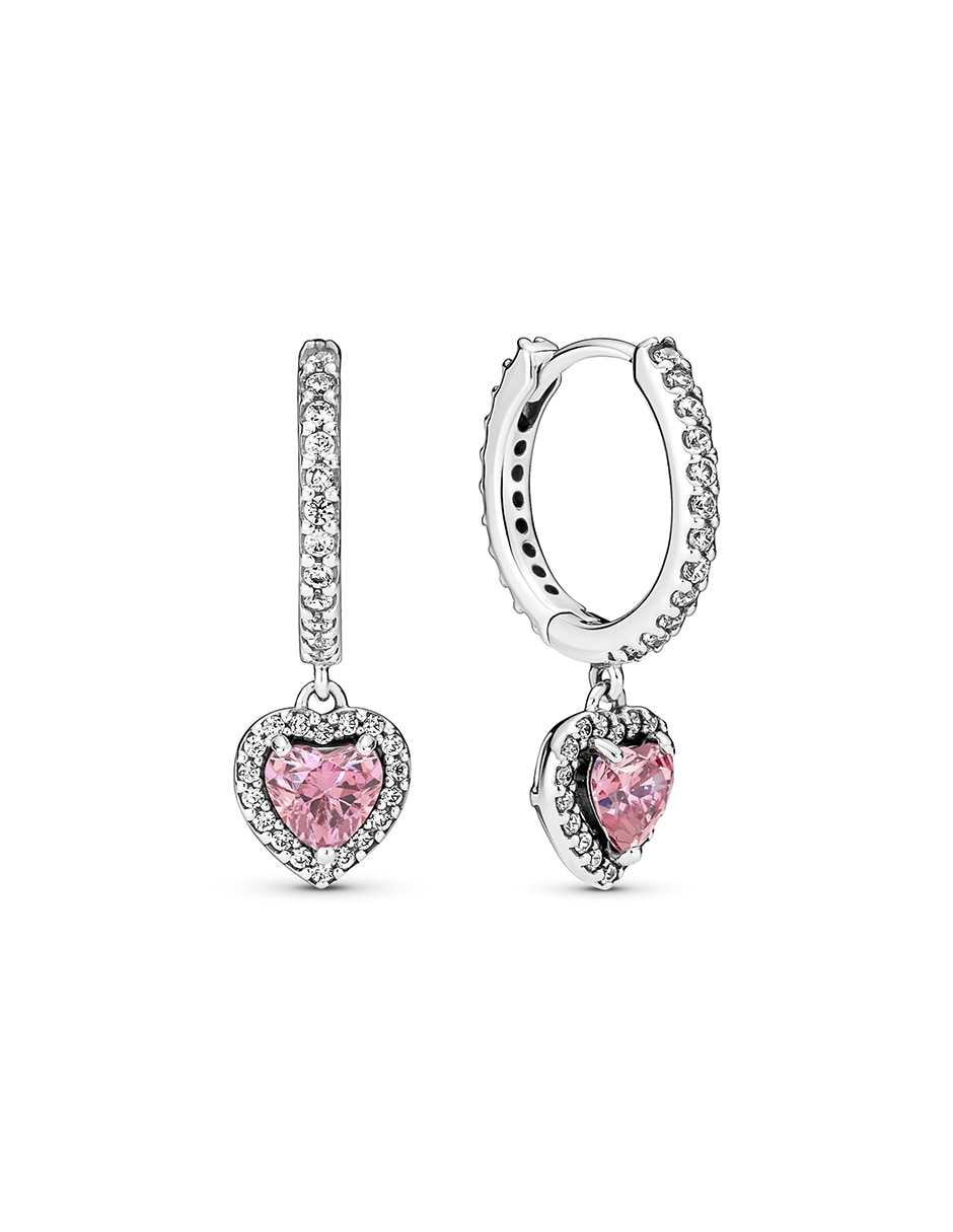 Aretes de aro Timeless de plata con acabado plateado