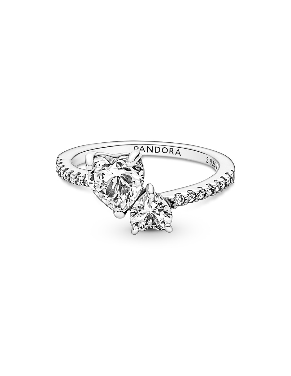 Anillo de corazón Timeless P 925 de plata zirconia cúbica brillante