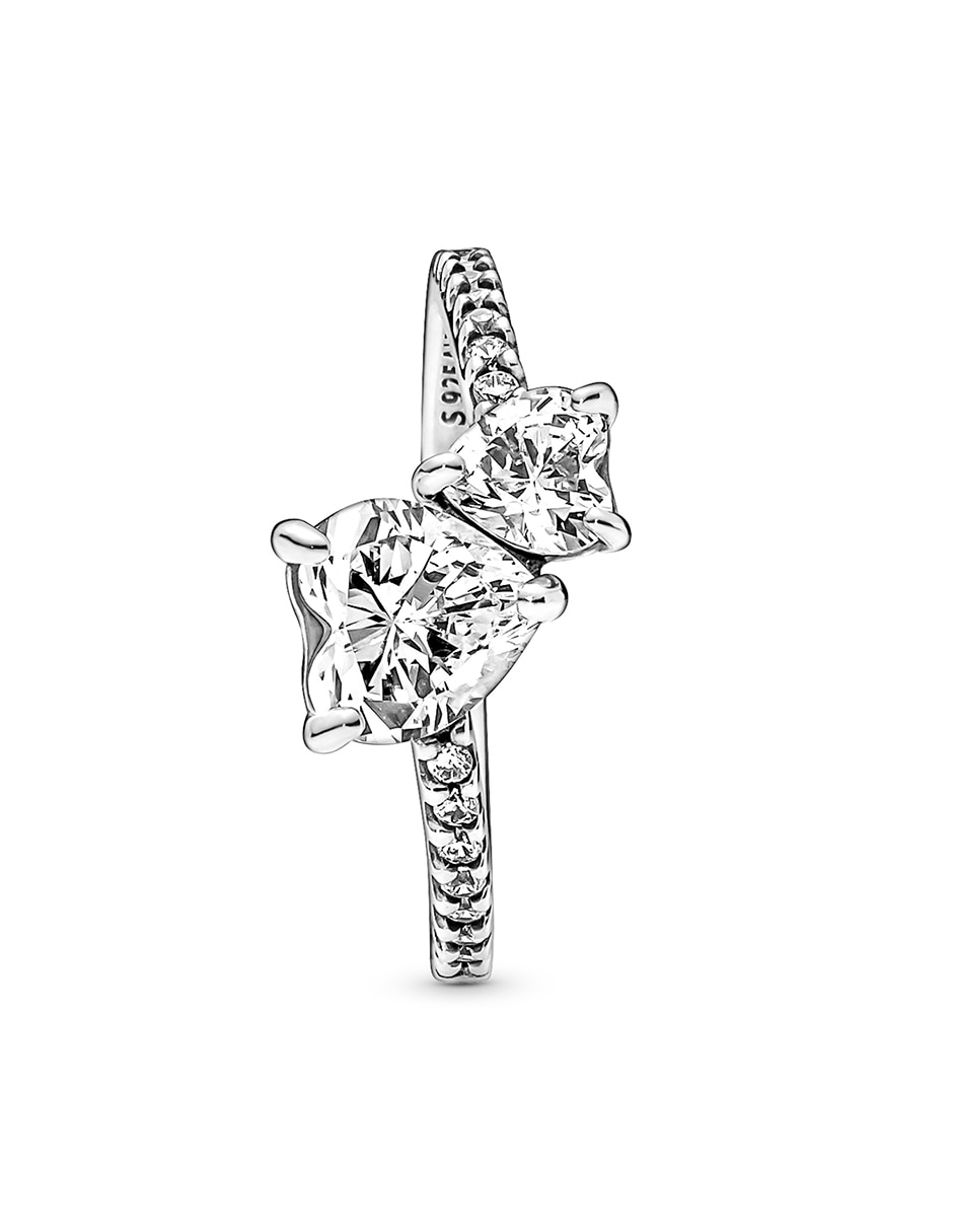 Anillo de corazón Timeless P 925 de plata zirconia cúbica brillante