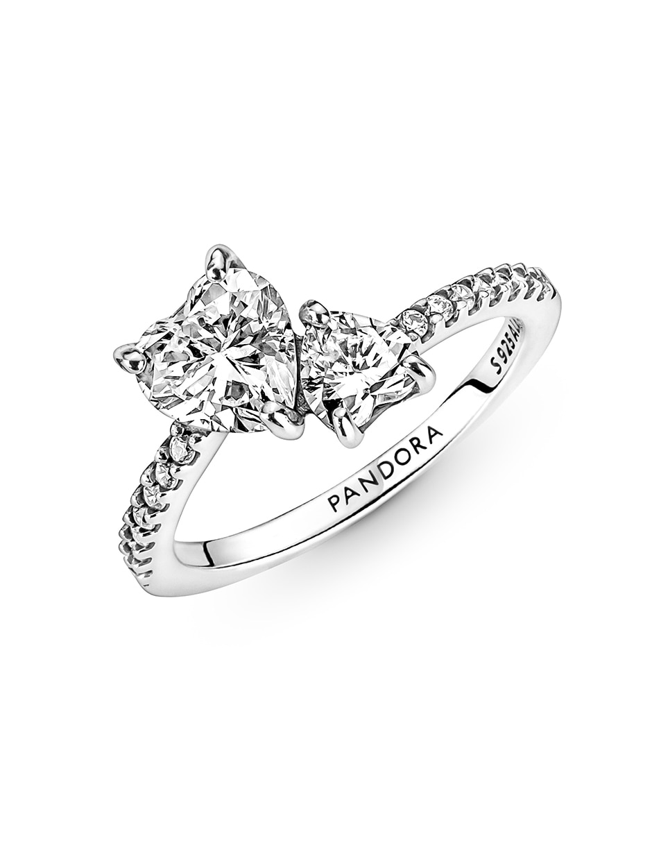 Anillo de corazón Timeless P 925 de plata zirconia cúbica brillante
