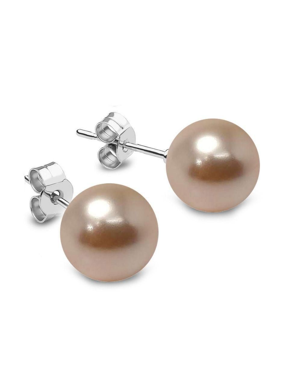 Aretes y collar redondo Pearls de plata p 925 4