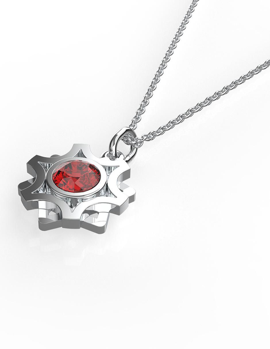 Dije de plata P 925 cristal