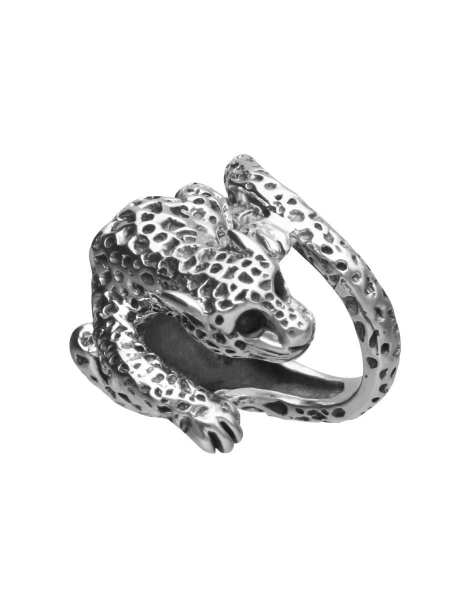 Anillo de jaguar México Salvaje P 925 zafiro brillante