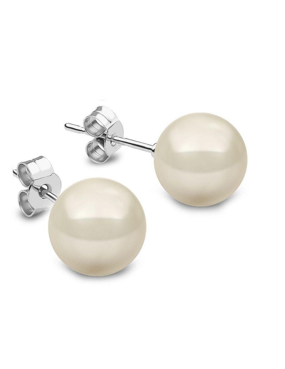 Aretes y collar redondo Zvezda Pearls p 925 cristal 5