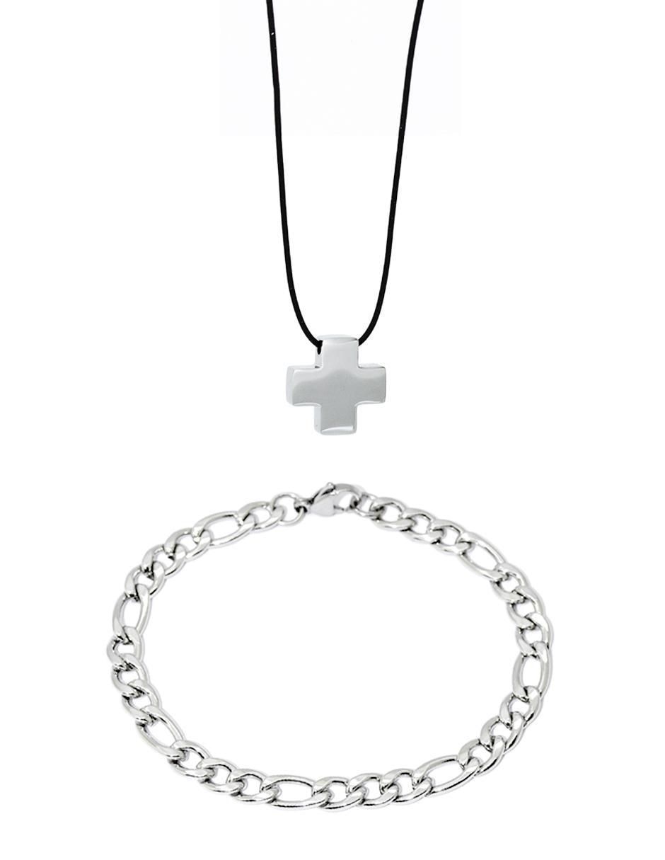 Collar y pulsera de cruz Collar y pulsera de cruz