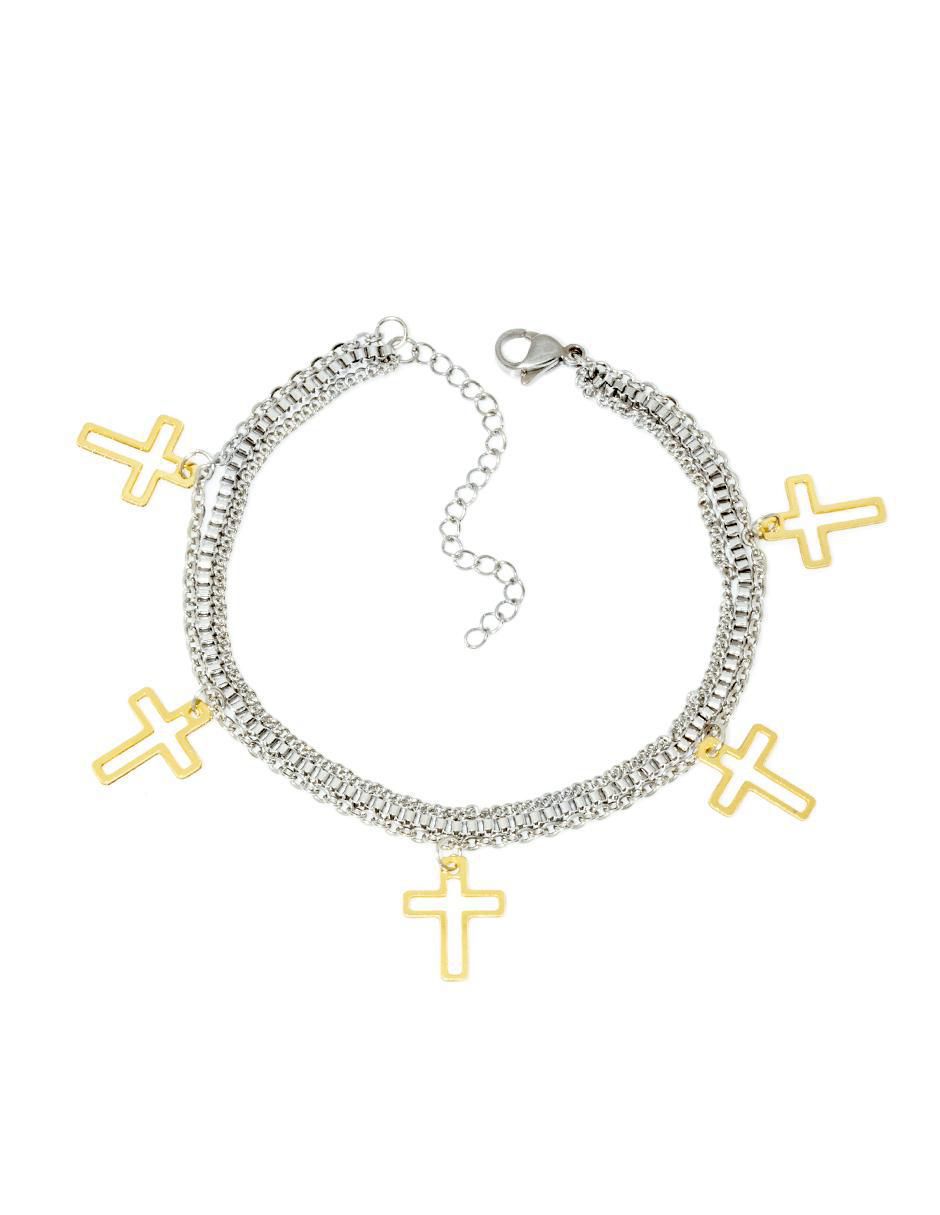 Aretes, collar y pulsera NK Steel 3