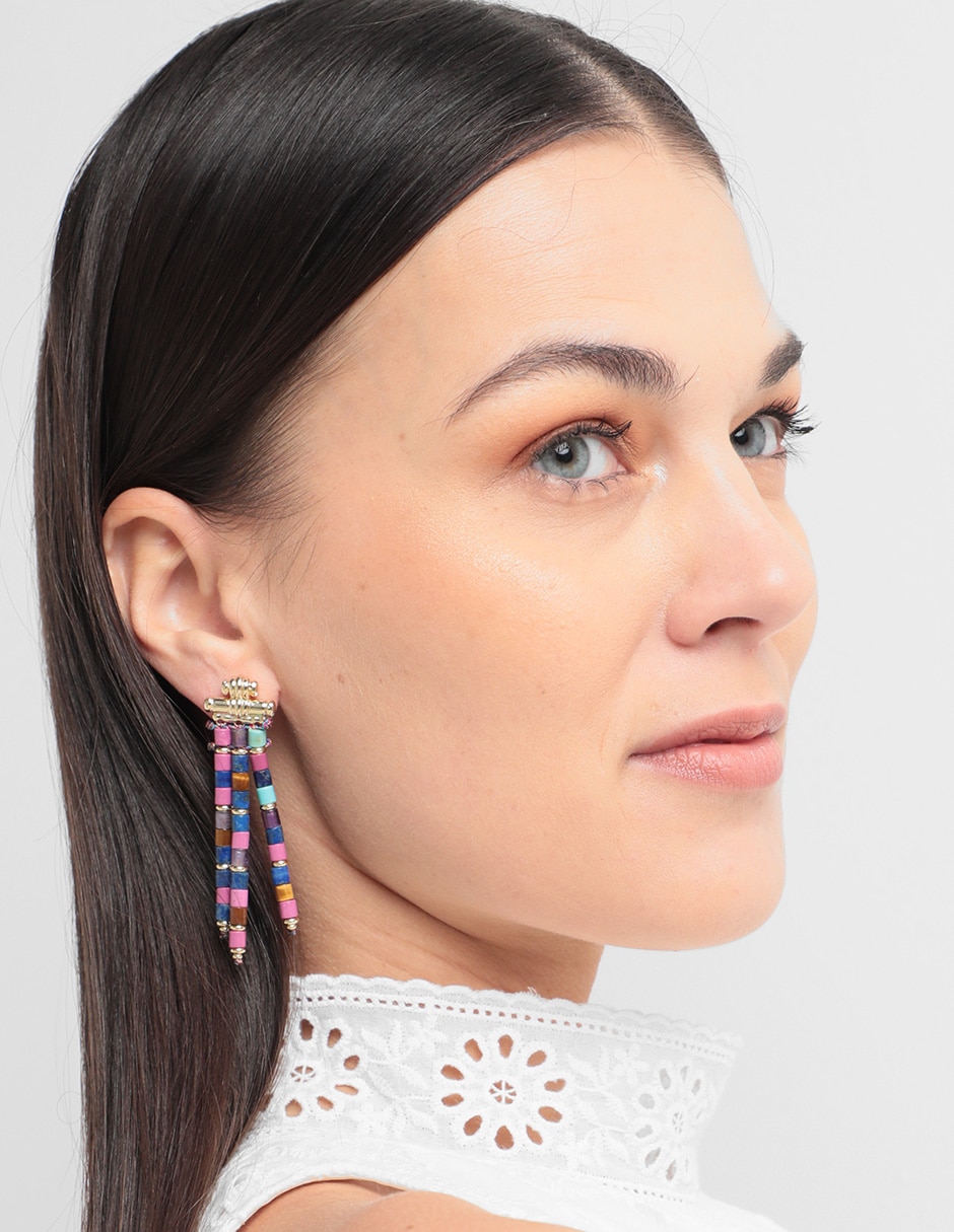 Aretes Kendra Scott con acabado brillante