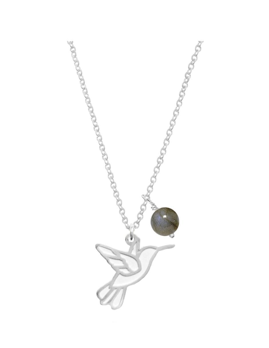Collar de colibrí Suerte de plata P 925