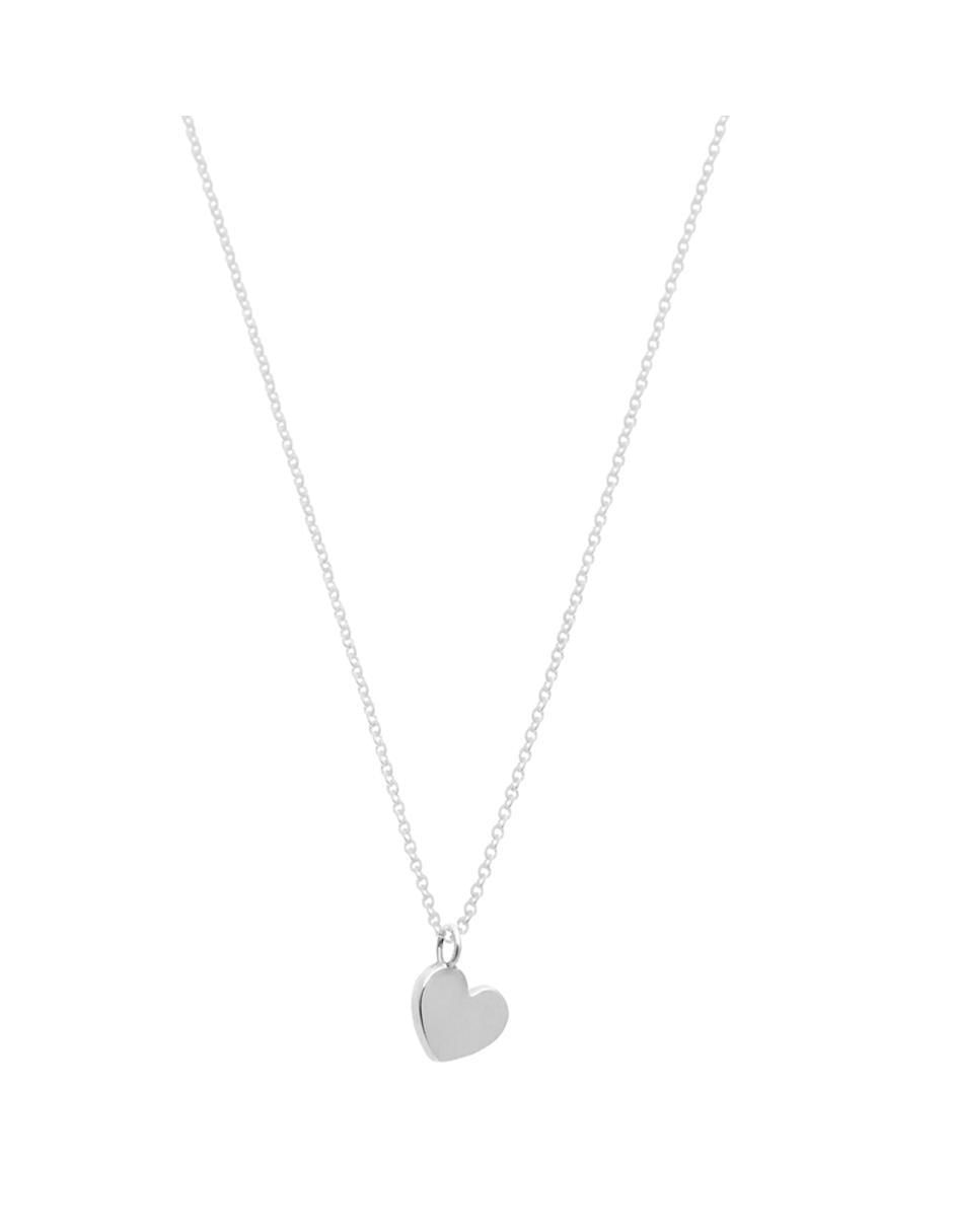 Collar de corazón Amore de plata P 925
