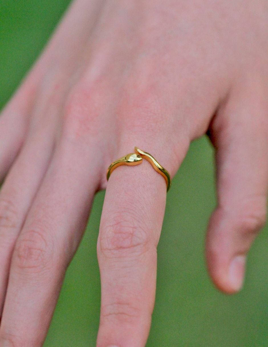 Anillo baño de oro 3