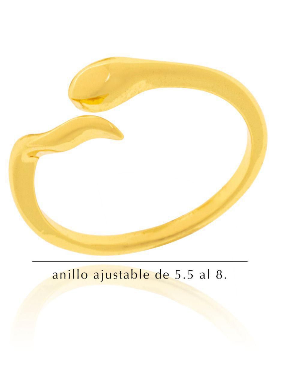 Anillo baño de oro 2