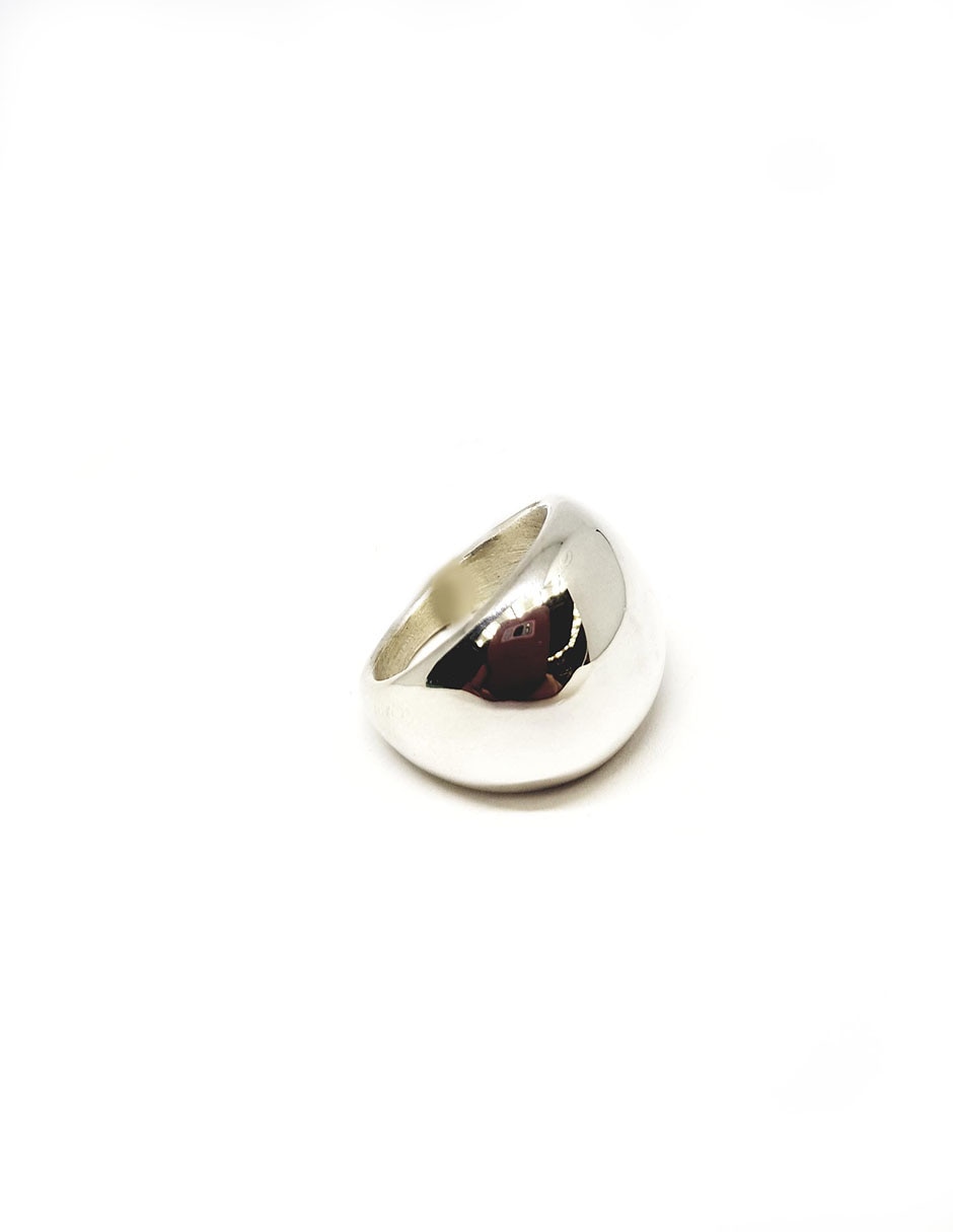 Anillo Facetas P 925 de plata brillante