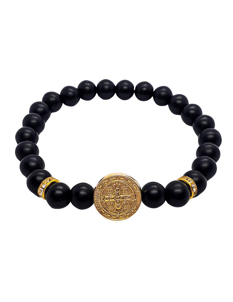 Pulsera con ónix acabado brillante Pulsera con ónix acabado brillante