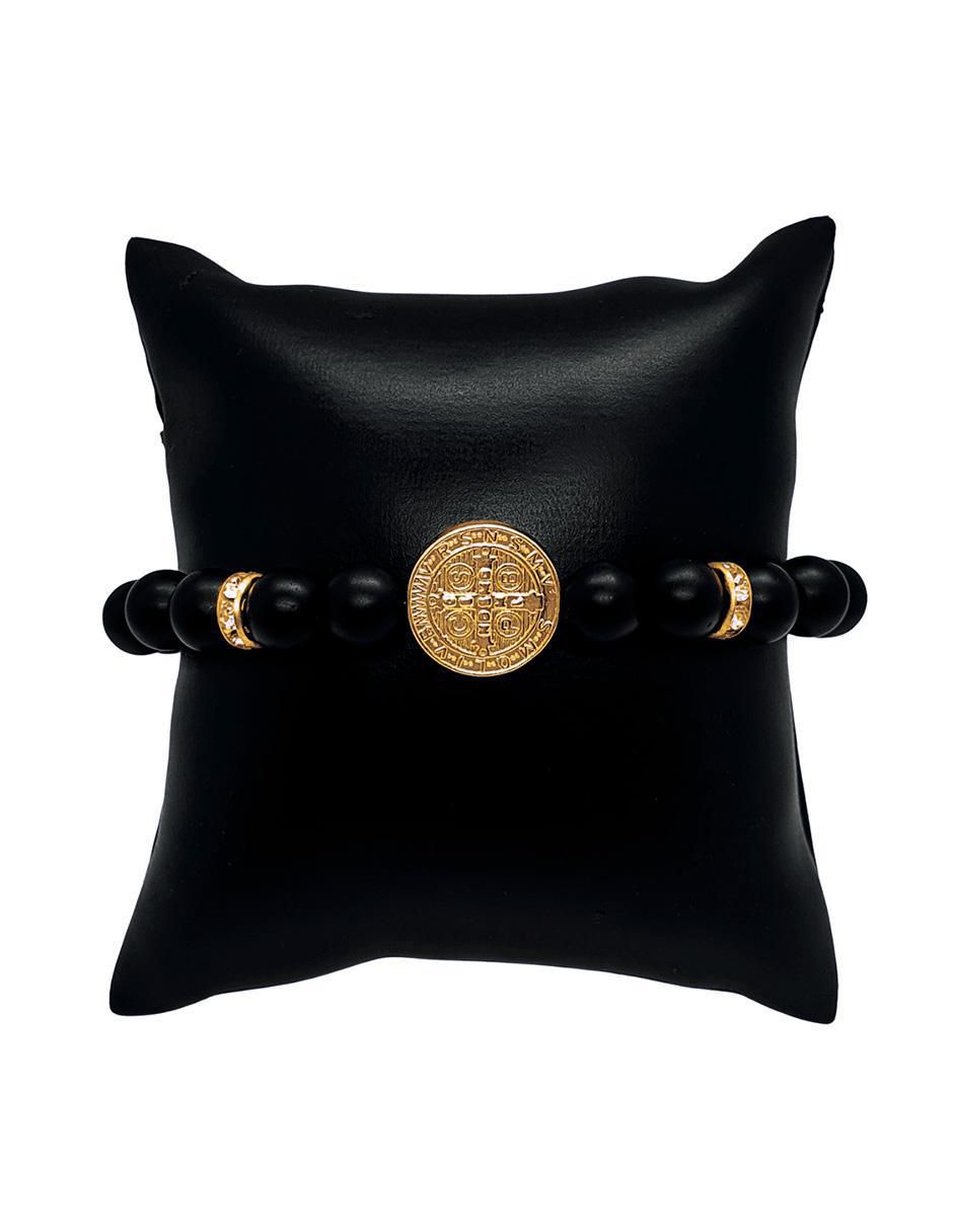 Pulsera con ónix acabado brillante 3