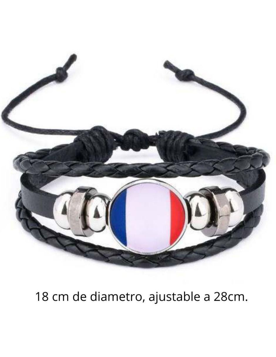 Pulsera de piel acabado liso 3