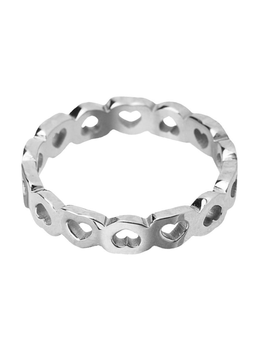 Anillo de corazón brillante 5