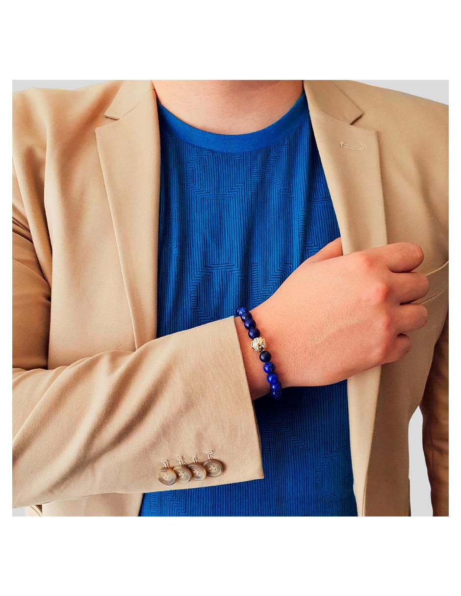 Pulsera con zirconia 14 K acabado chapa de oro 3