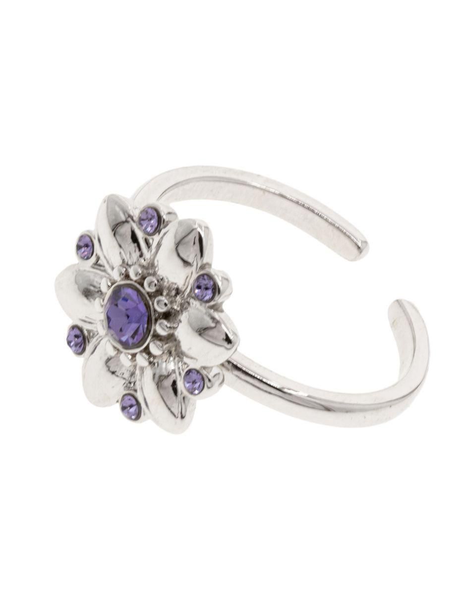 Anillo de flor Flores swarovski brillante