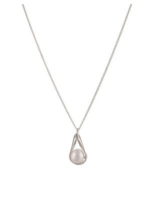 Collar con dije de plata P 925 Collar con dije de plata P 925