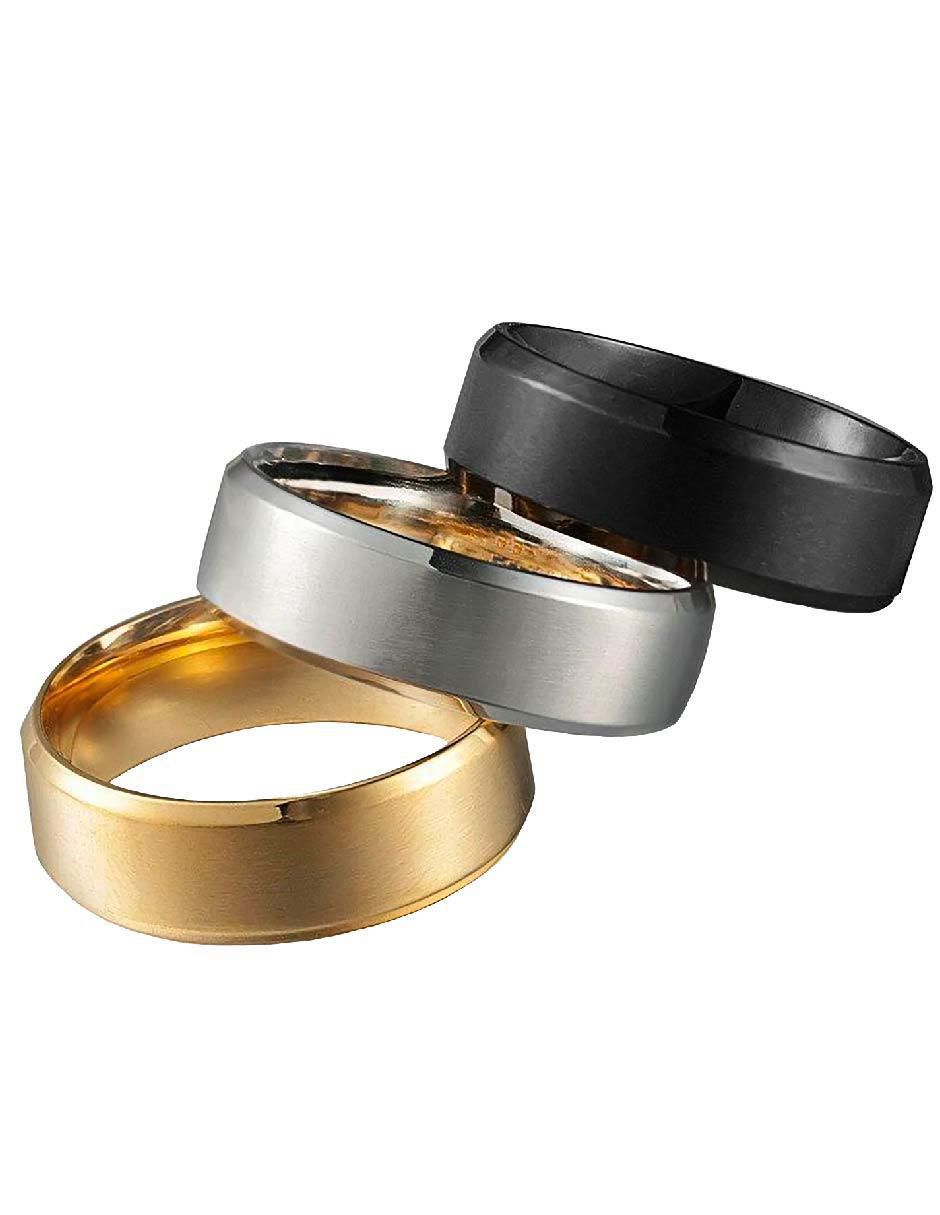 Set anillo redondo brillante 5