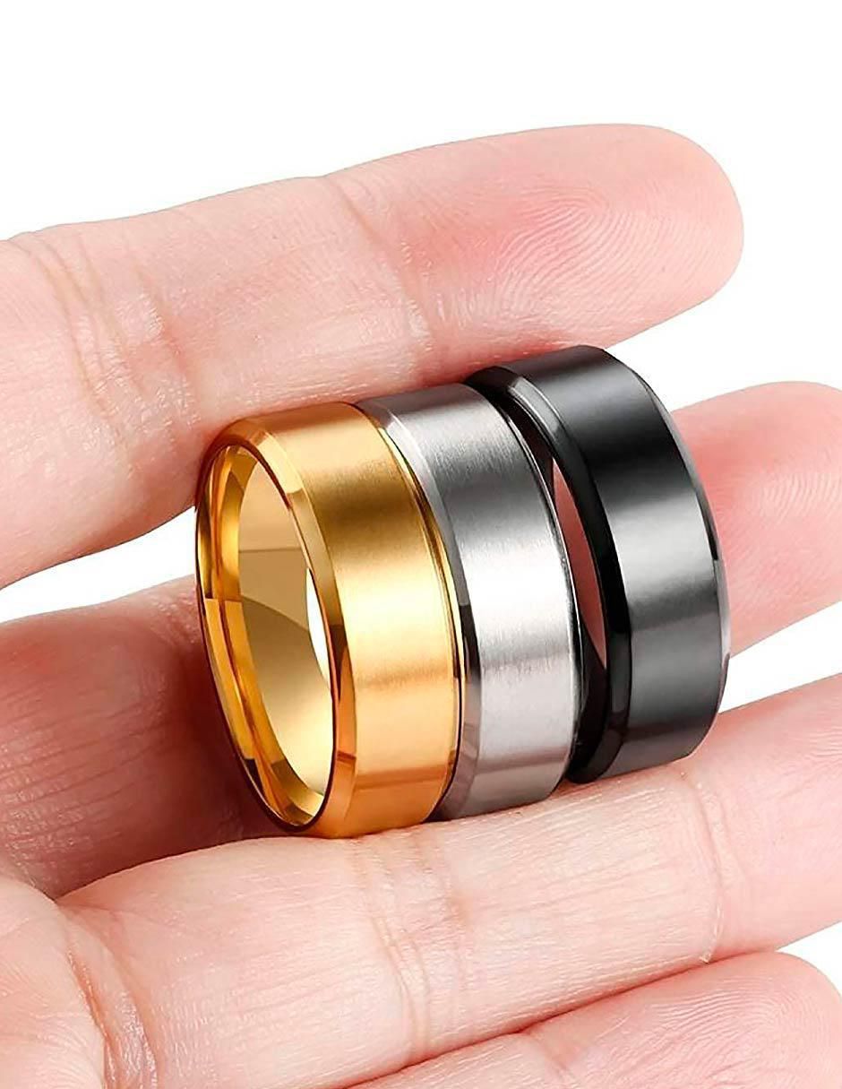 Set anillo redondo brillante 4