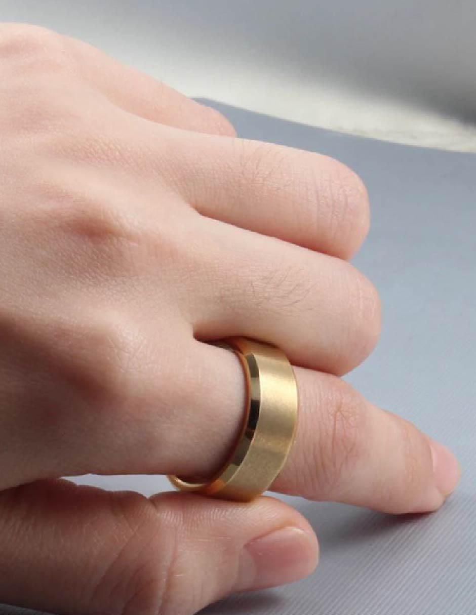 Set anillo redondo brillante 7