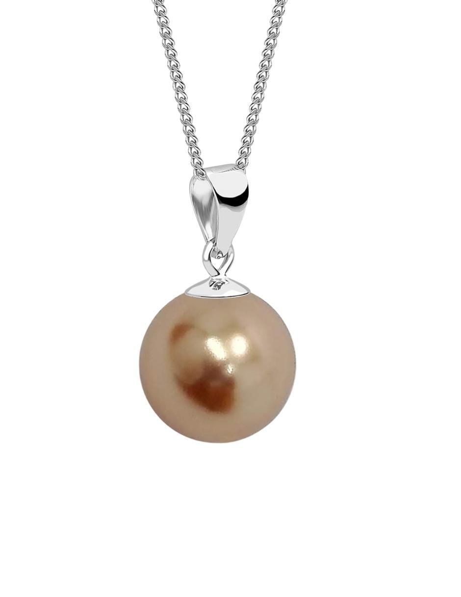 Aretes, collar y pulsera redonda Pearls de plata p 925 swarovski 3
