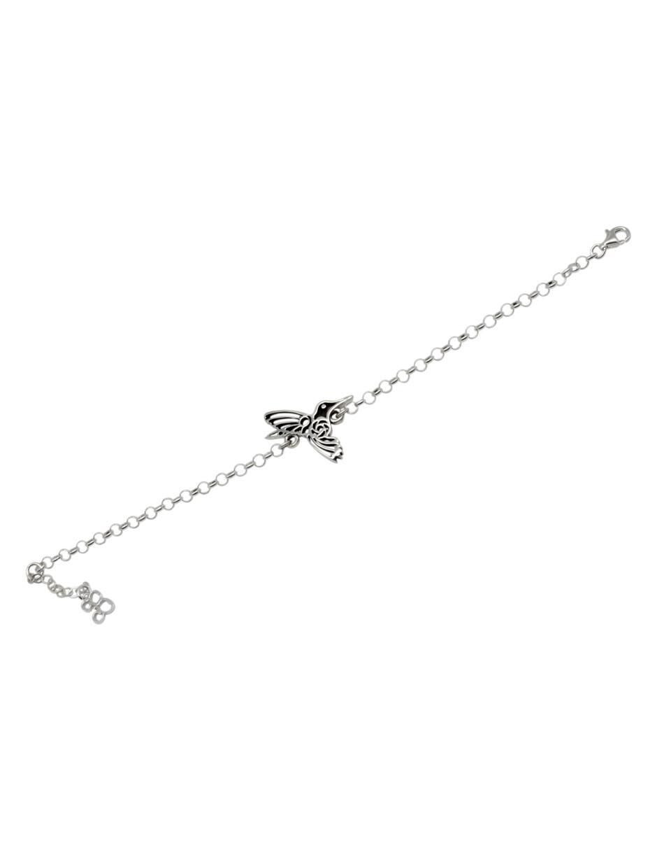 Pulsera de plata Clásica acabado liso