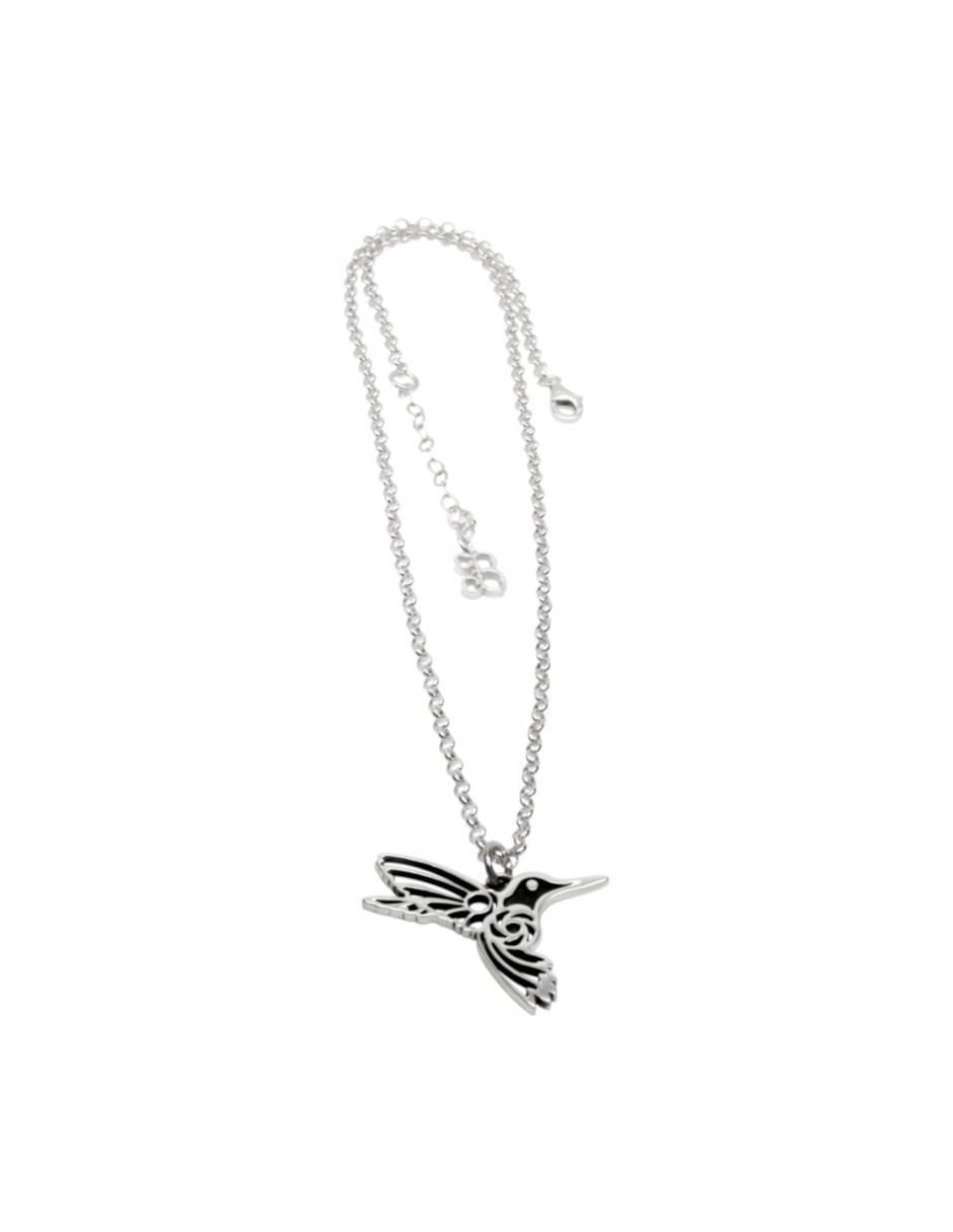 Collar de colibrí de plata P 925