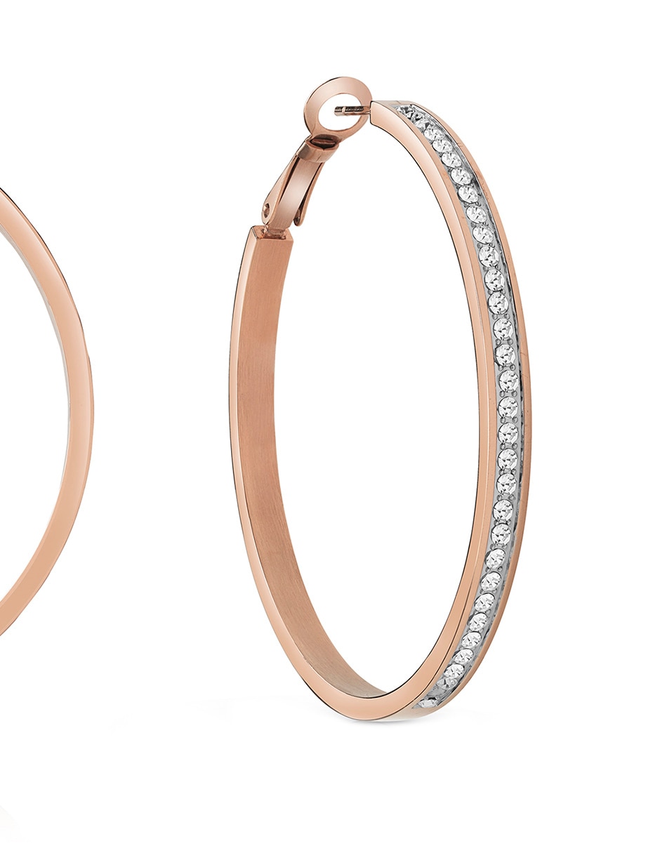 Arracadas Guess con acabado brillante zirconia