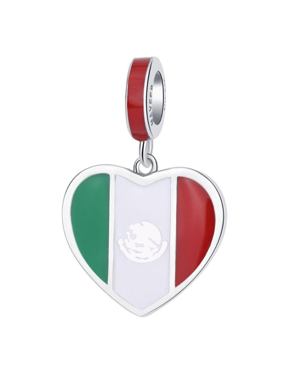 Charm de corazón Mayfer Joyería mundial de plata P 925 1