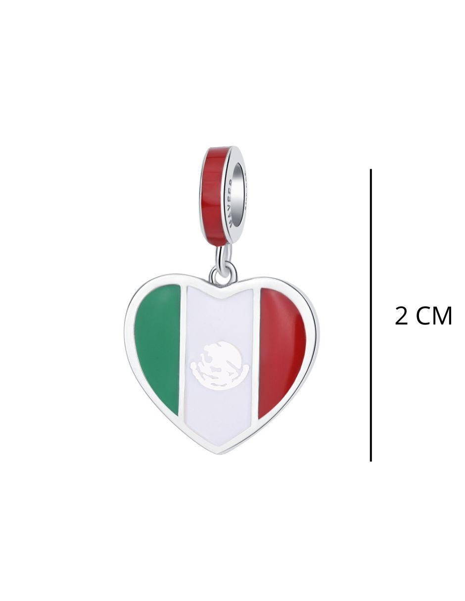 Charm de corazón Mayfer Joyería mundial de plata P 925 6