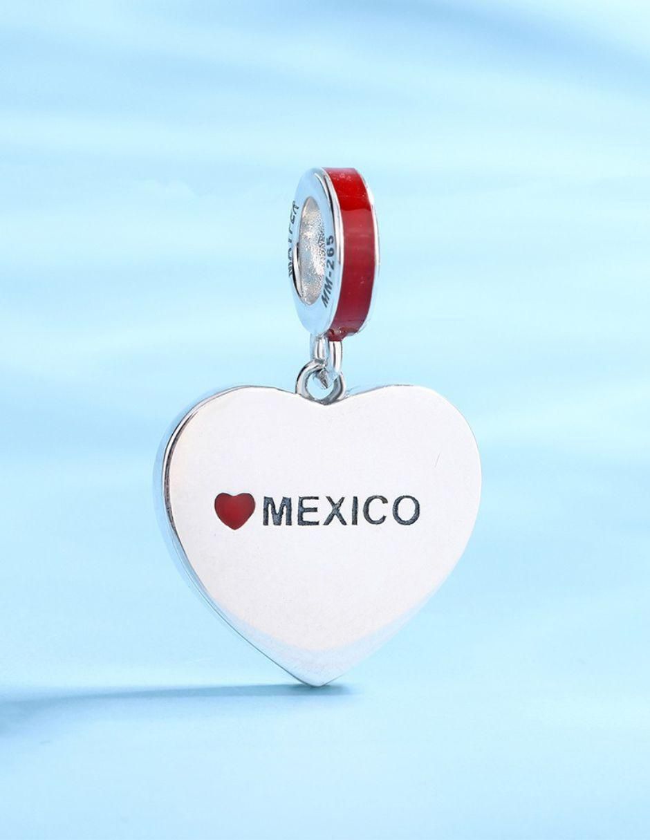 Charm de corazón Mayfer Joyería mundial de plata P 925 3