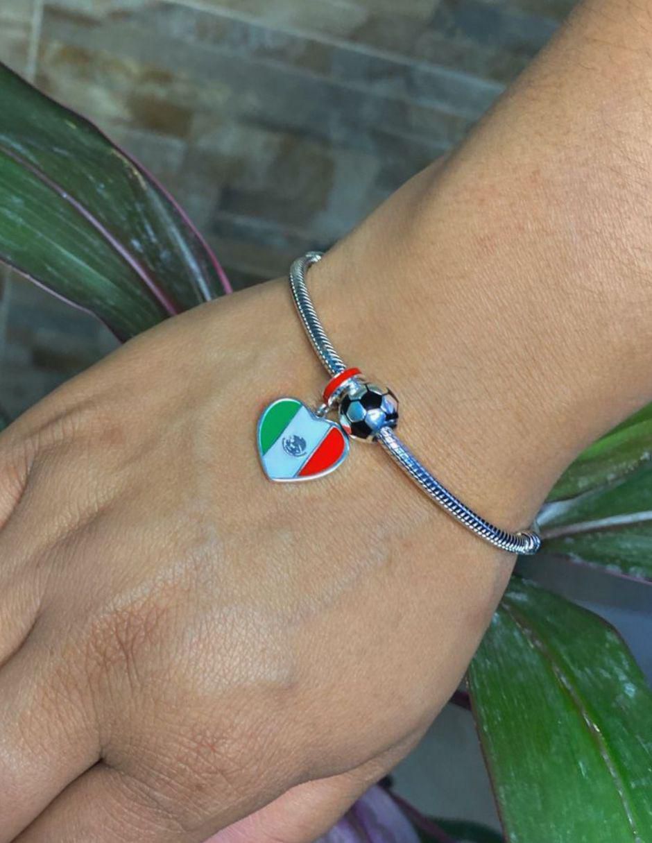 Charm de corazón Mayfer Joyería mundial de plata P 925 5