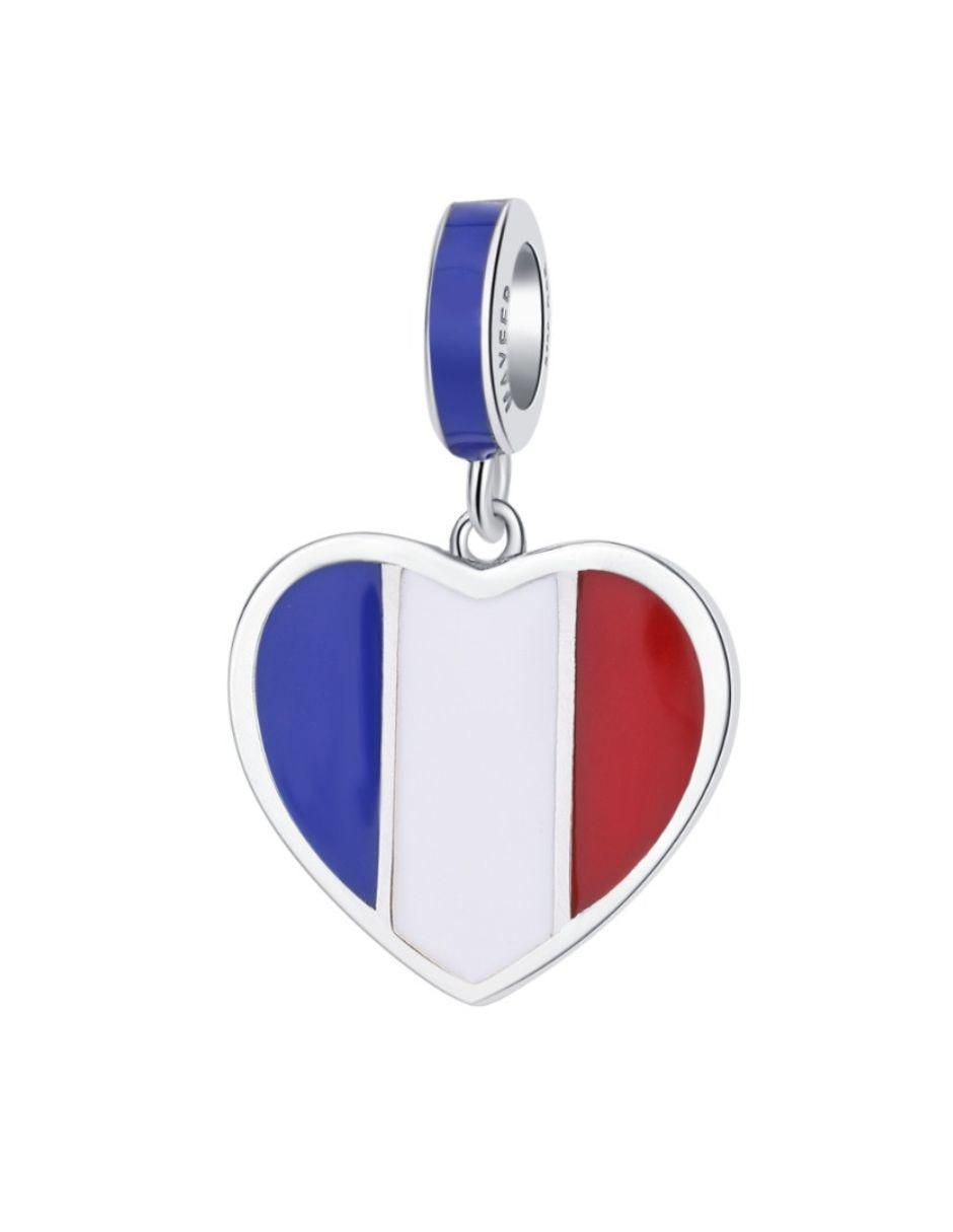 Charm de corazón Mayfer Joyería mundial de plata P 925