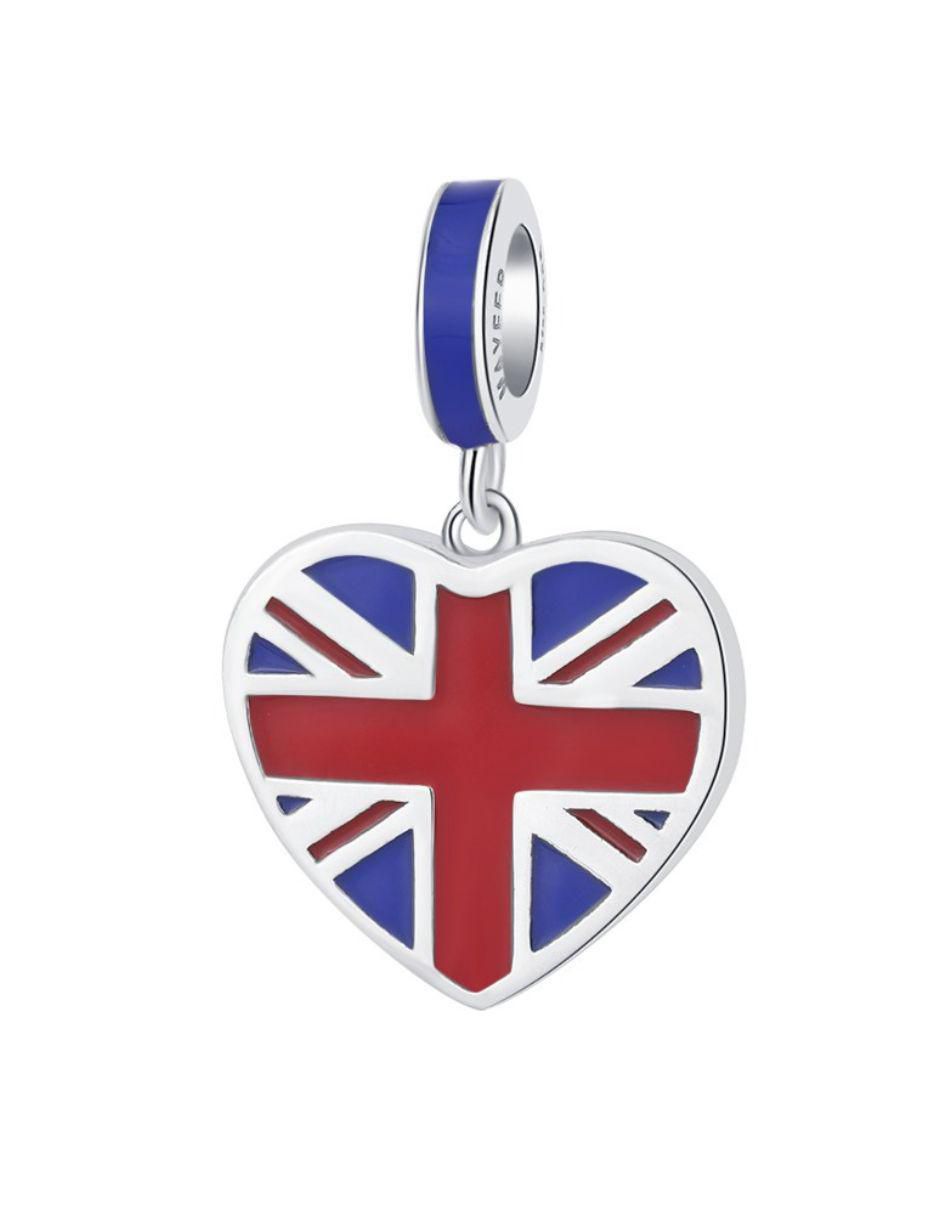 Charm de corazón Mayfer Joyería mundial de plata