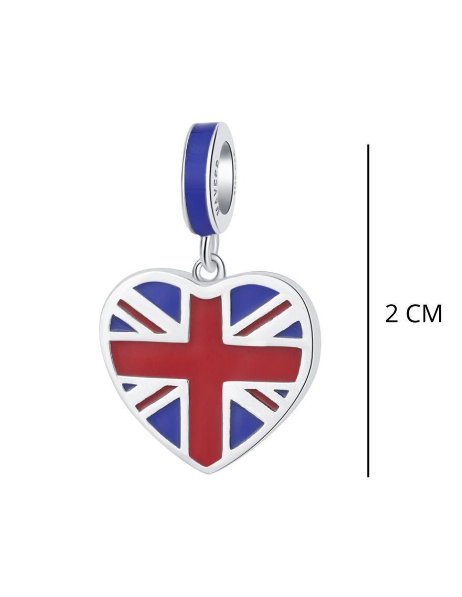 Charm de corazón Mayfer Joyería mundial de plata