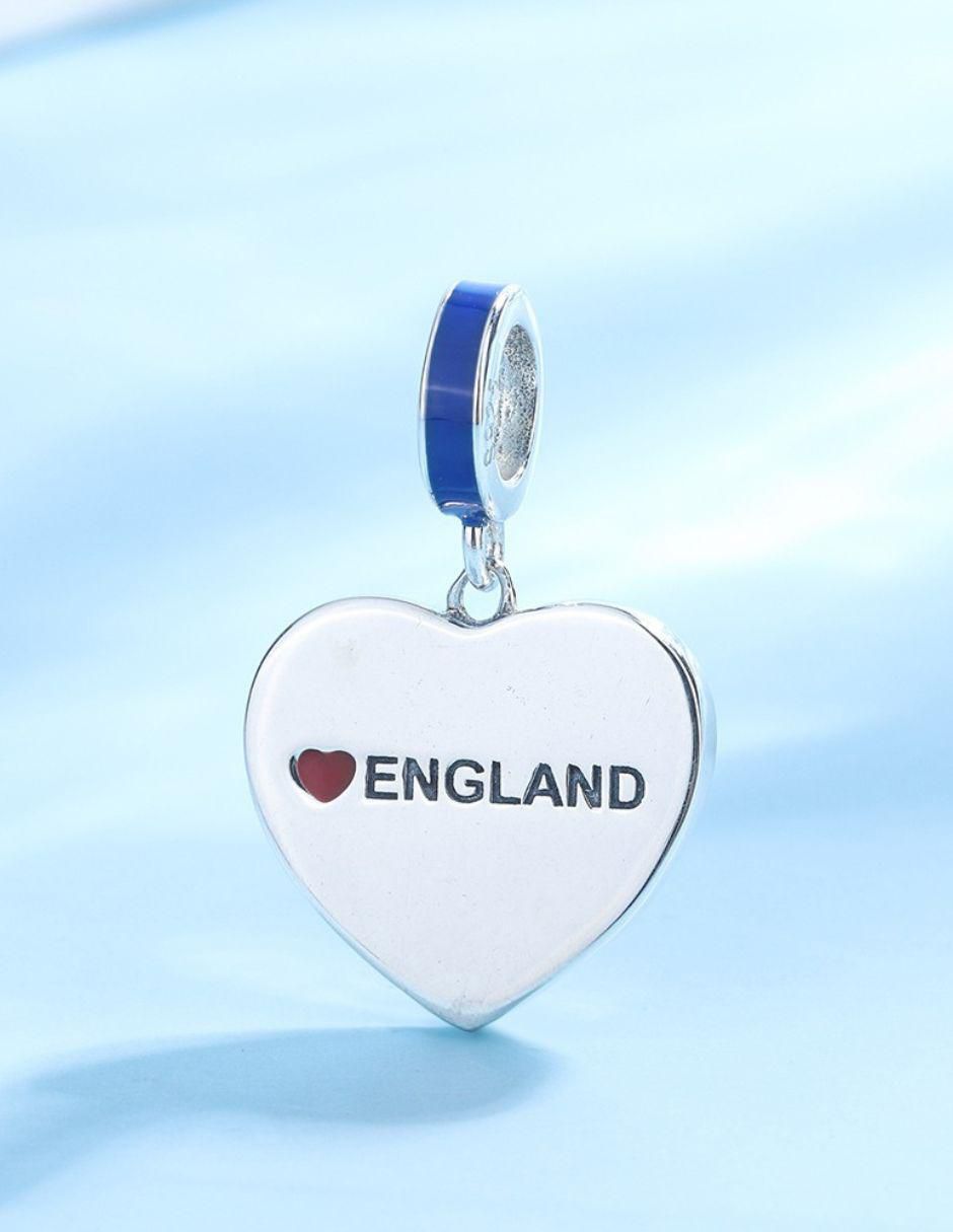 Charm de corazón Mayfer Joyería mundial de plata