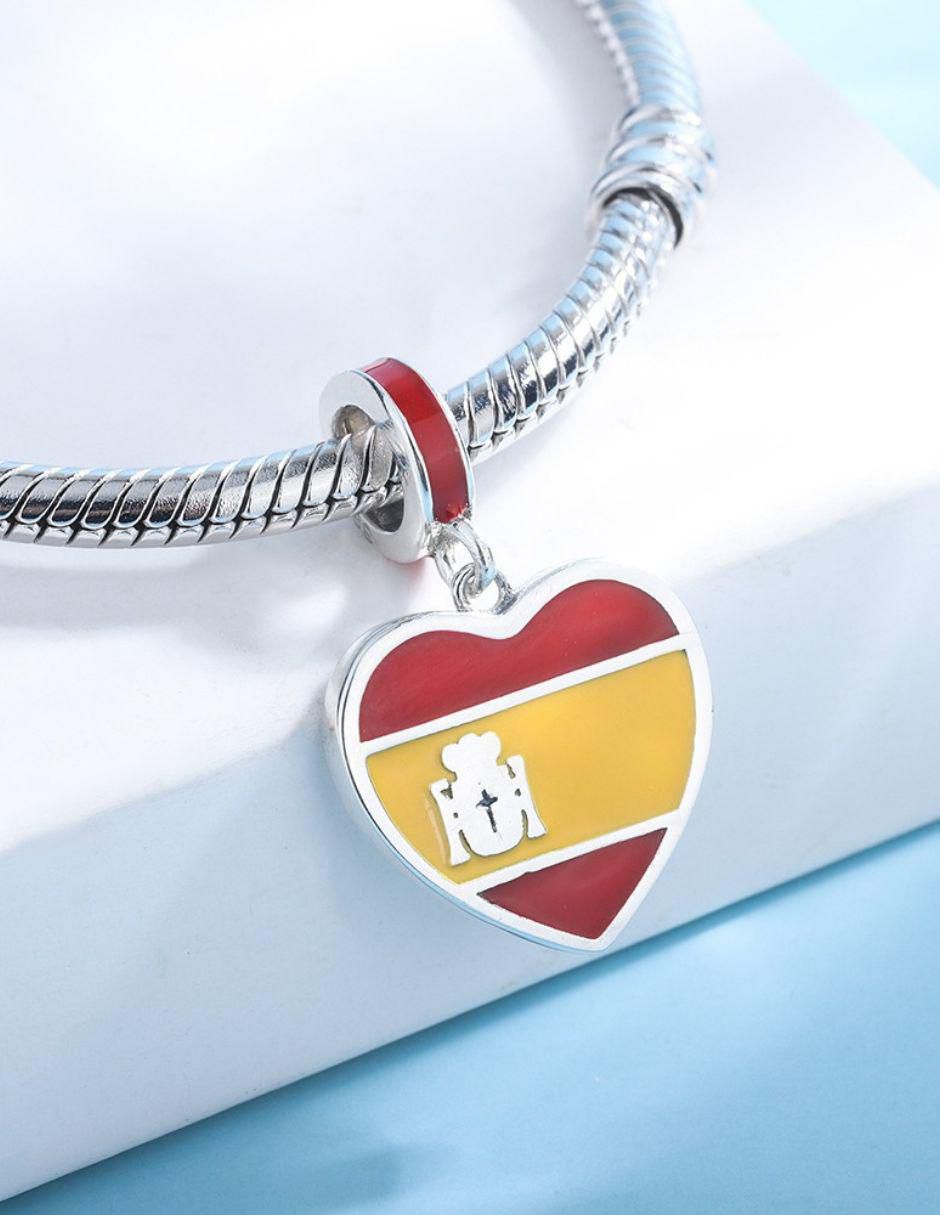 Charm de corazón Mayfer Joyería mundial de plata 4