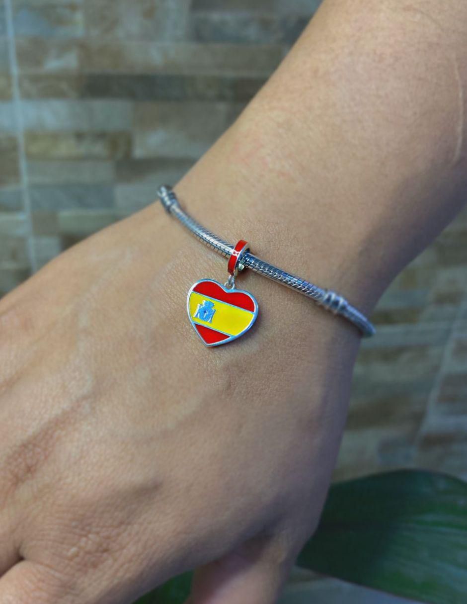 Charm de corazón Mayfer Joyería mundial de plata 6