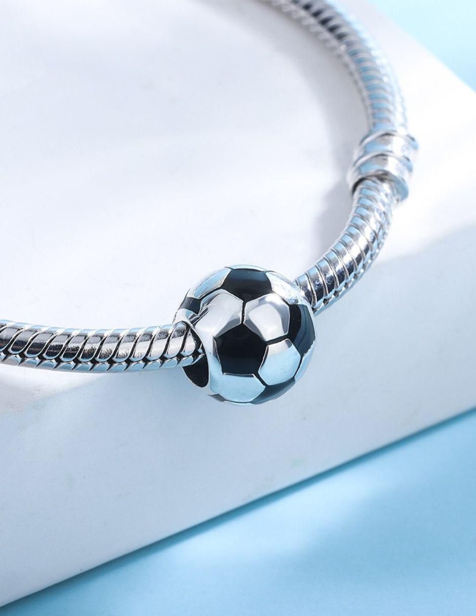 Charm de balón Mayfer Joyería mundial de plata P 925 3