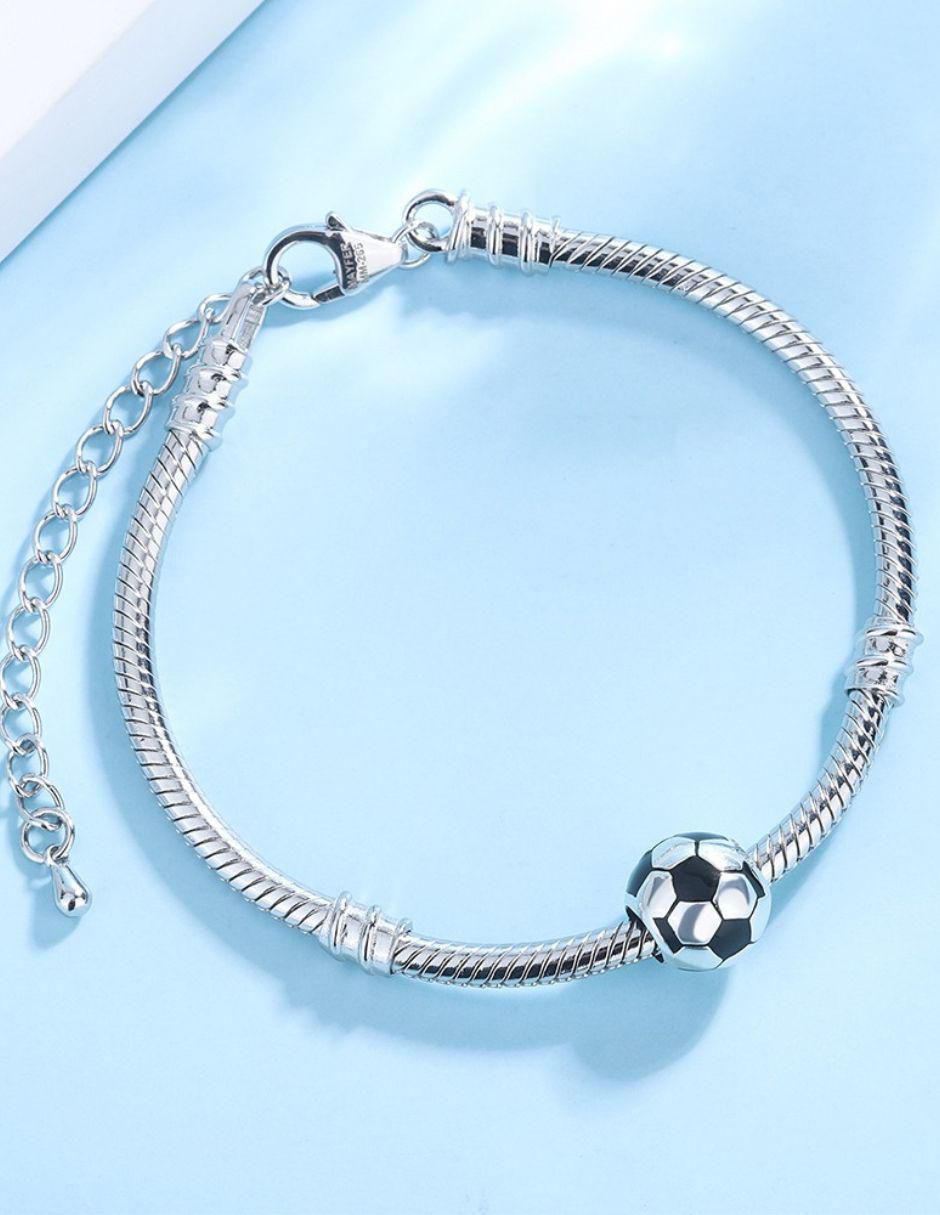 Charm de balón Mayfer Joyería mundial de plata P 925 4