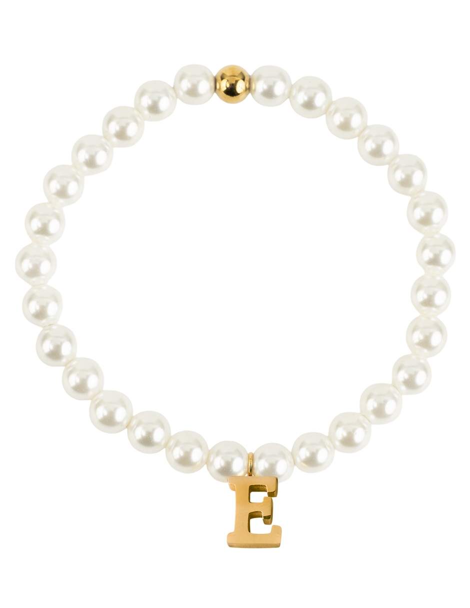 Pulsera con acabado baño de oro