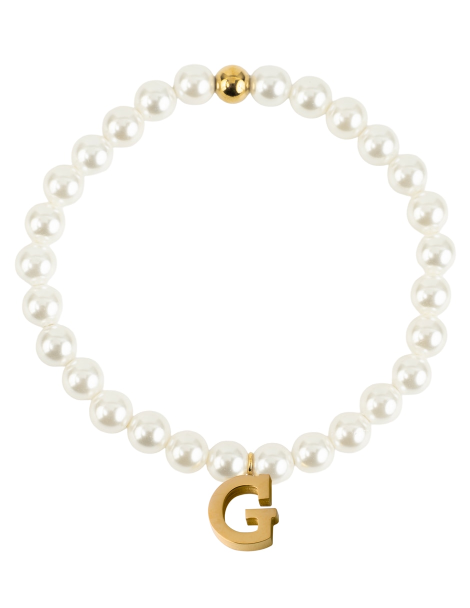 Pulsera con acabado baño de oro 1