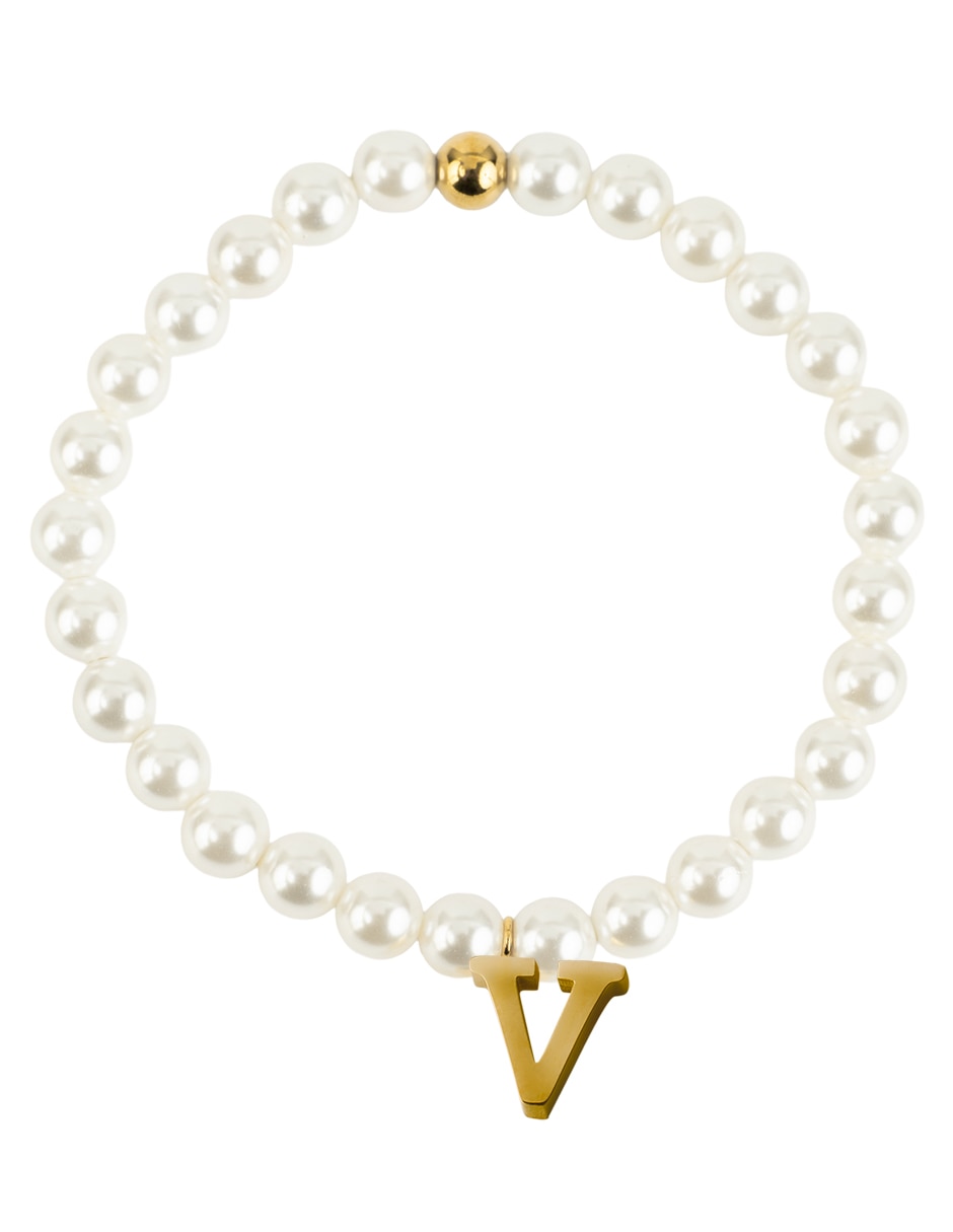 Pulsera con acabado baño de oro Pulsera con acabado baño de oro