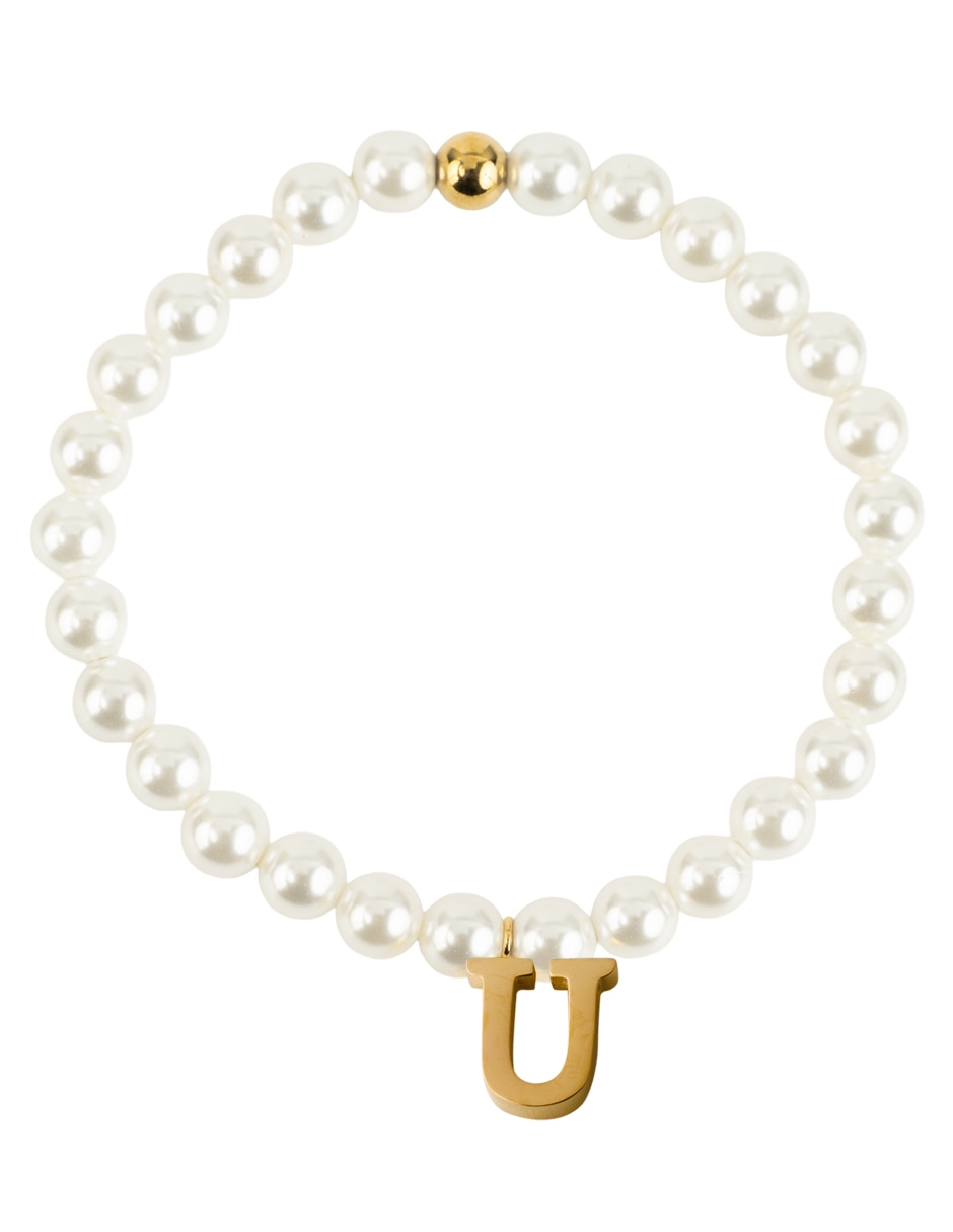 Pulsera con acabado baño de oro Pulsera con acabado baño de oro