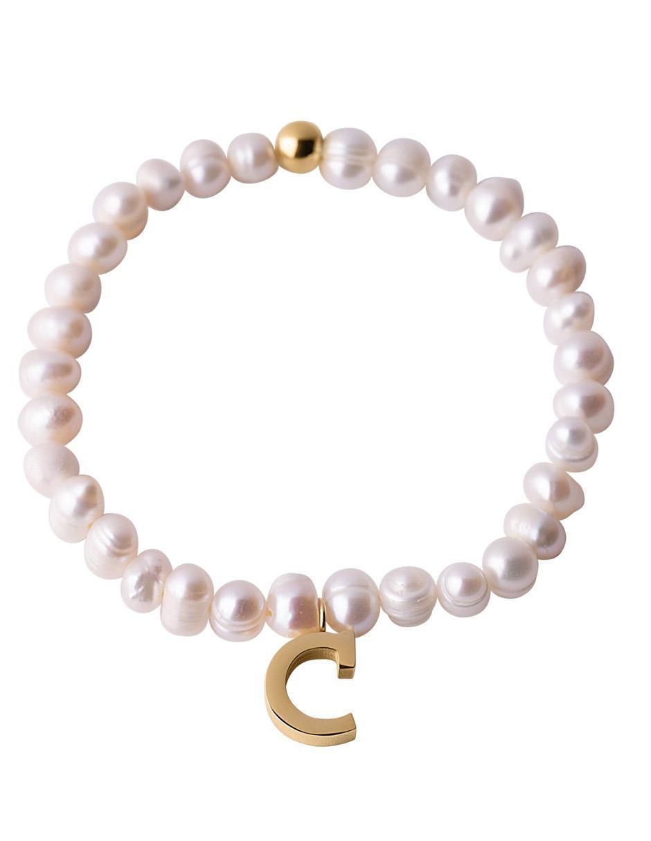 Pulsera con acabado baño de oro Pulsera con acabado baño de oro