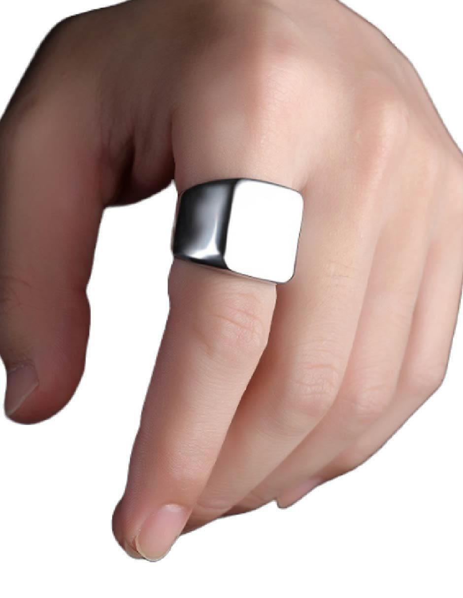 Anillo cuadrada brillante 2